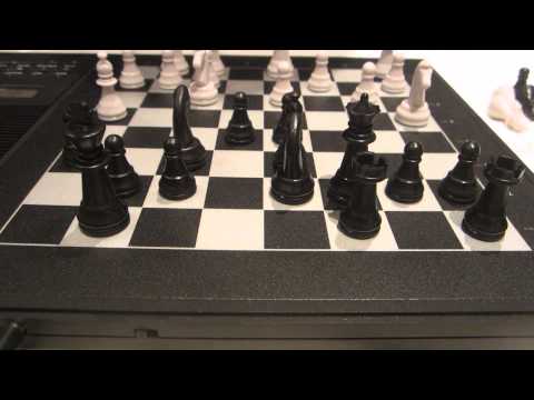 7 minute game vs. my new chess computer Mephisto Modena