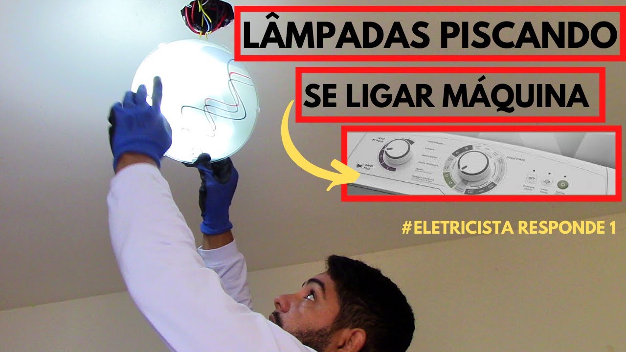 LÂMPADAS PISCANDO ao LIGAR MÁQUINA -3 Dicas Comuns Manutenção Elétrica