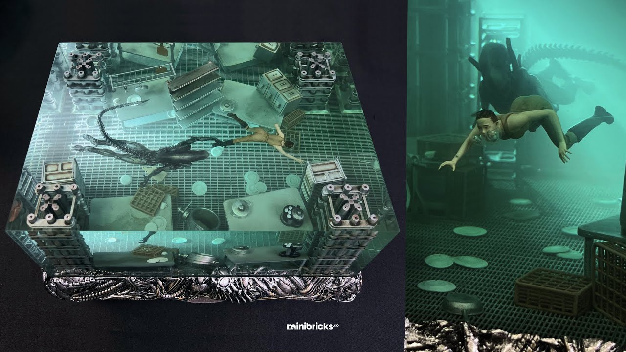 I Made a Diorama Based on the Movie Alien 4: Resurrection
