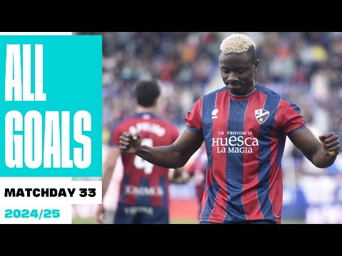 ALL GOALS Matchday 33 LALIGA Hypermotion 2024/25