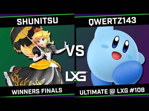 Shunitsu (Peach) vs qwertz143 (Kirby) - Smash Ultimate @ LXG 108 - Winners Finals