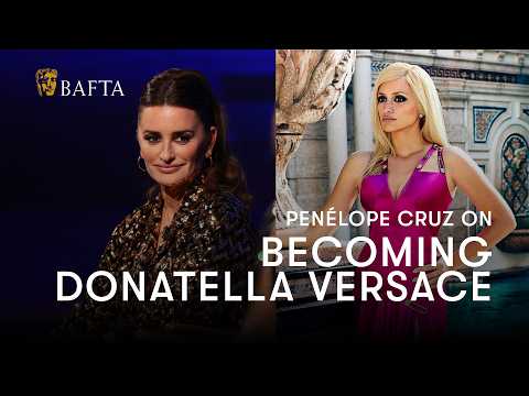 afbeelding Penélope Cruz on transforming into Donatella Versace for Ryan Murphy's true crime drama | BAFTA