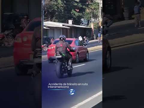 🚨 Accidente de tránsito en ruta Interamericana 🚨