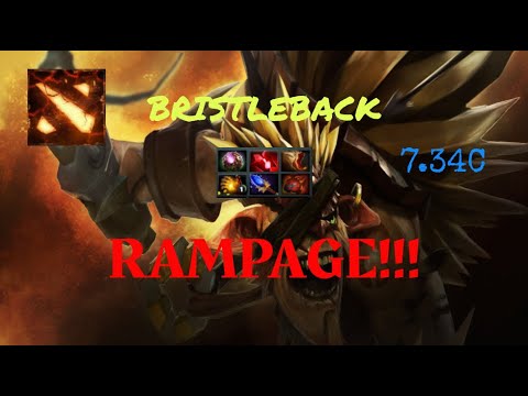 BRISTLEBACK RAMPAGE DOTA 2 Patch 7.34C | JKCK Gaming