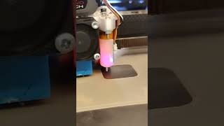 Valkyrie High Temp DIY 3d printer. First layer p.rn. #bondtech #LGX