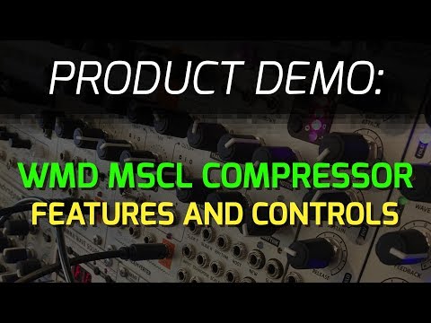 WMD MSCL - Features and Controls