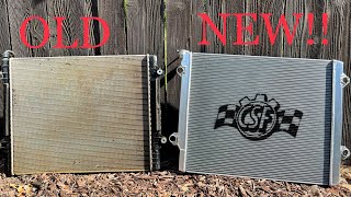 INSTALLING A CSF HIGH PERFORMANCE RADIATOR ON MY 3RD GEN TACOMA!!