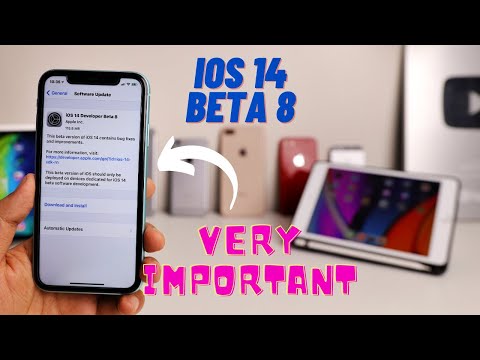 iOS 14 beta 8 | Very Important Update