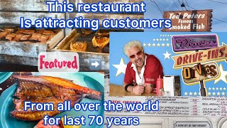 People from all over USA comes to this restaurant | Ted peters smoked fish  #din