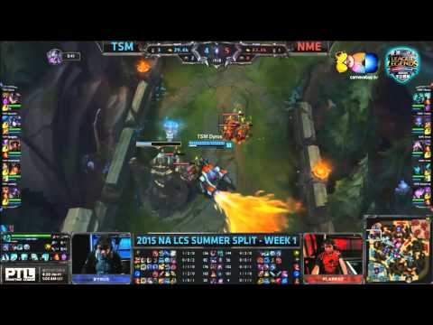 【麥卡貝ESports】LCS 2015 Summer NA W1D2 TSM VS NME 中文轉播