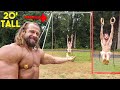 I Bought a 20 Foot Tall Swing Set Just For RINGS!