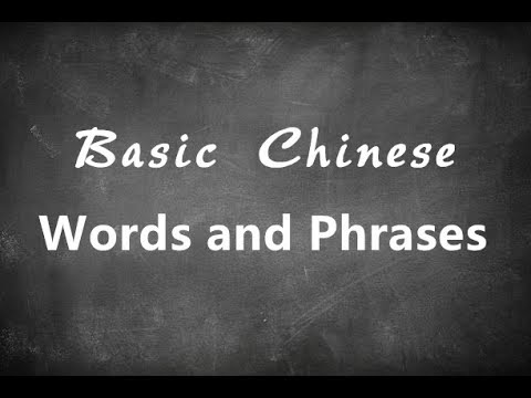 80+ Basic Chinese Words and Phrases to Help You Survive