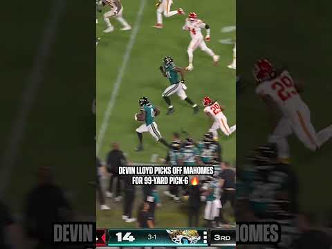 longest pick six in jacksonville jaguars history 😤
