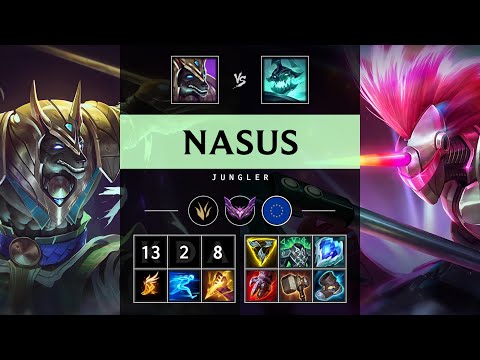 Nasus Jungle vs Hecarim - EUW Master Patch 25.12
