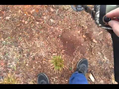 Fisher F19 10 inch dime in high F.e. dirt test