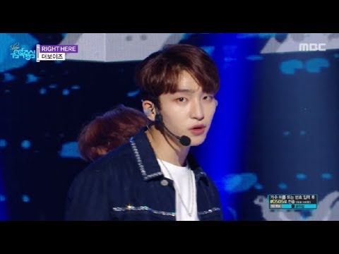[HOT] THE BOYZ - RIGHT HERE , 더보이즈 - RIGHT HERE  Show Music core 20181006