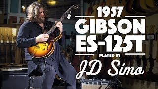 Video thumbnail for 1957 Gibson ES-125T played by JD Simo by Carter Vintage Guitars