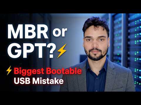 MBR or GPT? 😳 Which Partition Scheme Should You Choose for a Bootable USB?
