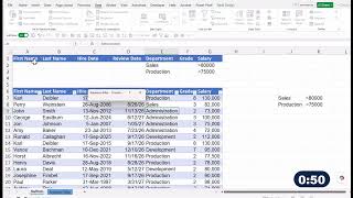 Excel Advanced Filtering — video thumbnail