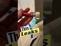 RV Water Lines Leak - Pex fittings