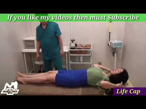 Inner Boobs Massage to Japanese girl Hot body Massage Shoulder MASSAGE Life Cap
