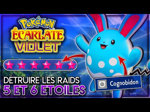 EASILY DEFEAT 5/6 STAR RAIDS WITH AZUMARILL COGNOBIN | Pokémon Purple / Scarlet