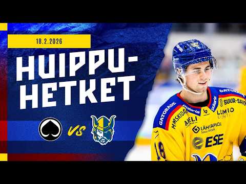 Huippuhetket: Ässät–Jukurit 18.2.2026
