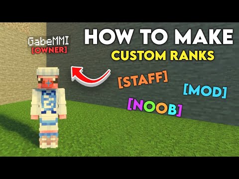How to Make Custom Ranks in Minecraft Bedrock