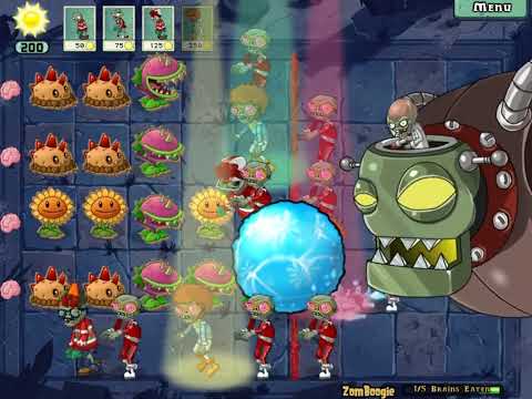 Plants Vs Zombies 2 Old version Xmas Edition // Zomboogie (Dr Zomboss Revenge) - Game Walkthrough