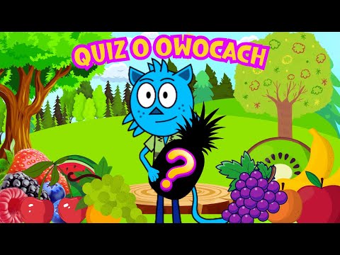 ZABAWA/QUIZ O OWOCACH DLA DZIECI - Film dla dzieci po polsku