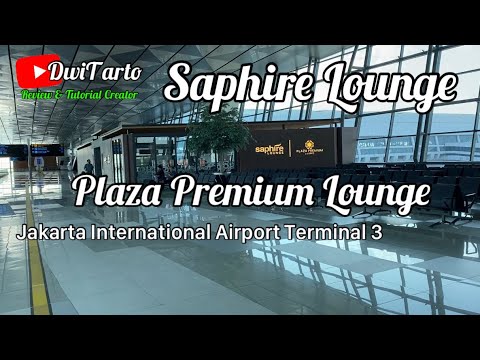 Saphire Lounge ll Plaza Premium Lounge Terminal 3 do Aeroporto Internacional de Jacarta