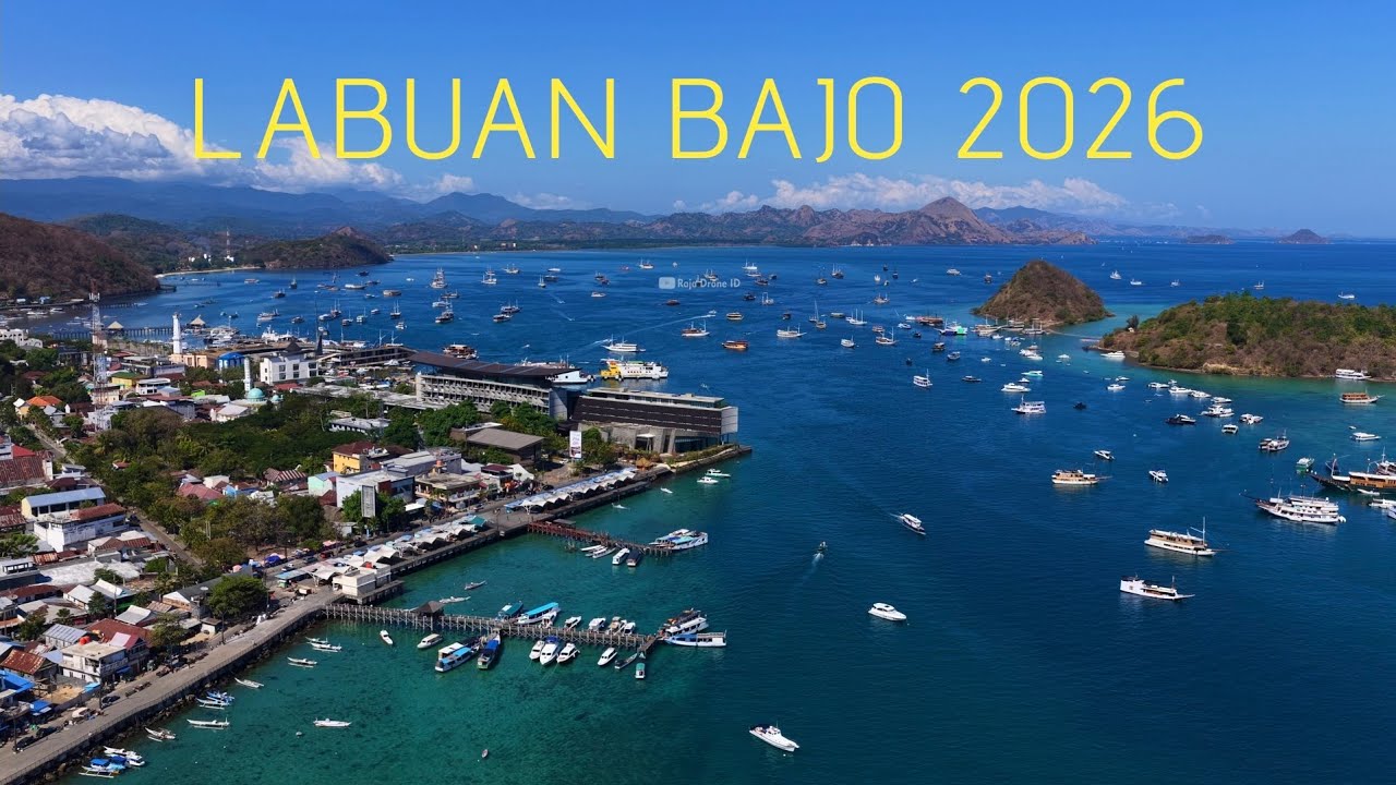 Pesona Kota Labuan Bajo 2025, Suasana Terbaru dari Udara