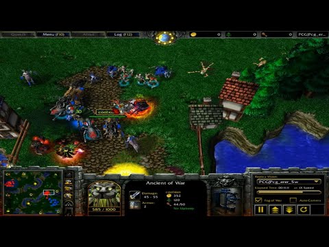 Warcraft III - 1on1 DarKen (cn) vs CoolXian (cn) [Undead vs Night Elf] Map: Terenas Stand 27.12.2018