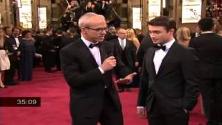 Daniel Radcliffe Oscars Red Carpet INTERVIEW 2013 Oscars Academy Awards Pre Show