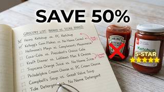Stop Overpaying for Groceries! Name Brand vs Store Brand