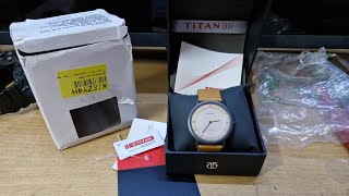Titan edge watch⌚️2024 men NS1595QL01 review unboxing in hindi#titanwatches#like#share#subscribe👍