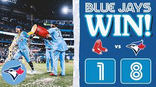 Blue Jays score eight, win third consecutive series!