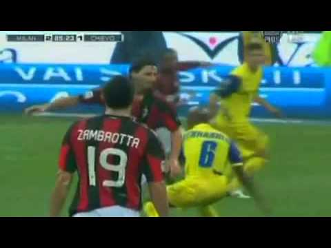 Milan-Chievo Ibrahimovic Vs 5 Giocatori del Chievo