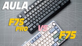 Aula F75 vs F75 Pro Keyboard - Sound Test and Comparison