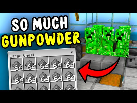 NEW BEST Creeper XP Farm Minecraft Bedrock 1.21!