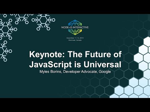 The Future of JavaScript is Universal