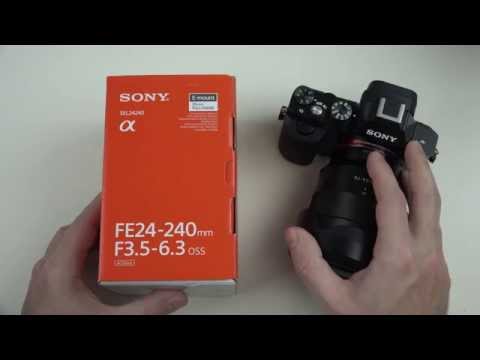 Sony SEL24240 FE Lens Unboxing