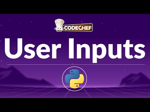User Input In Python Python Basics Tutorial Codechef