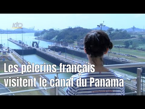 Visite du canal du Panama pour les jeunes du diocèse de Paris