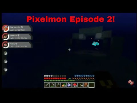 Water Temple Exploration! Pixelmon Episode 2!