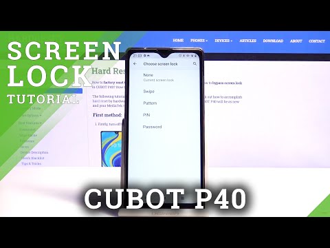 How to Set Up Screen Lock on CUBOT P40 – Set New Screen Lock