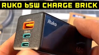 Ruko PD65W Power Brick Test!! Any Good??
