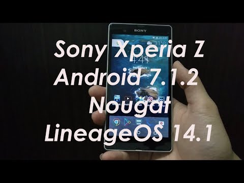 Sony Xperia Z Android 7.1.2 Nougat LineageOS 14.1 Quick Look