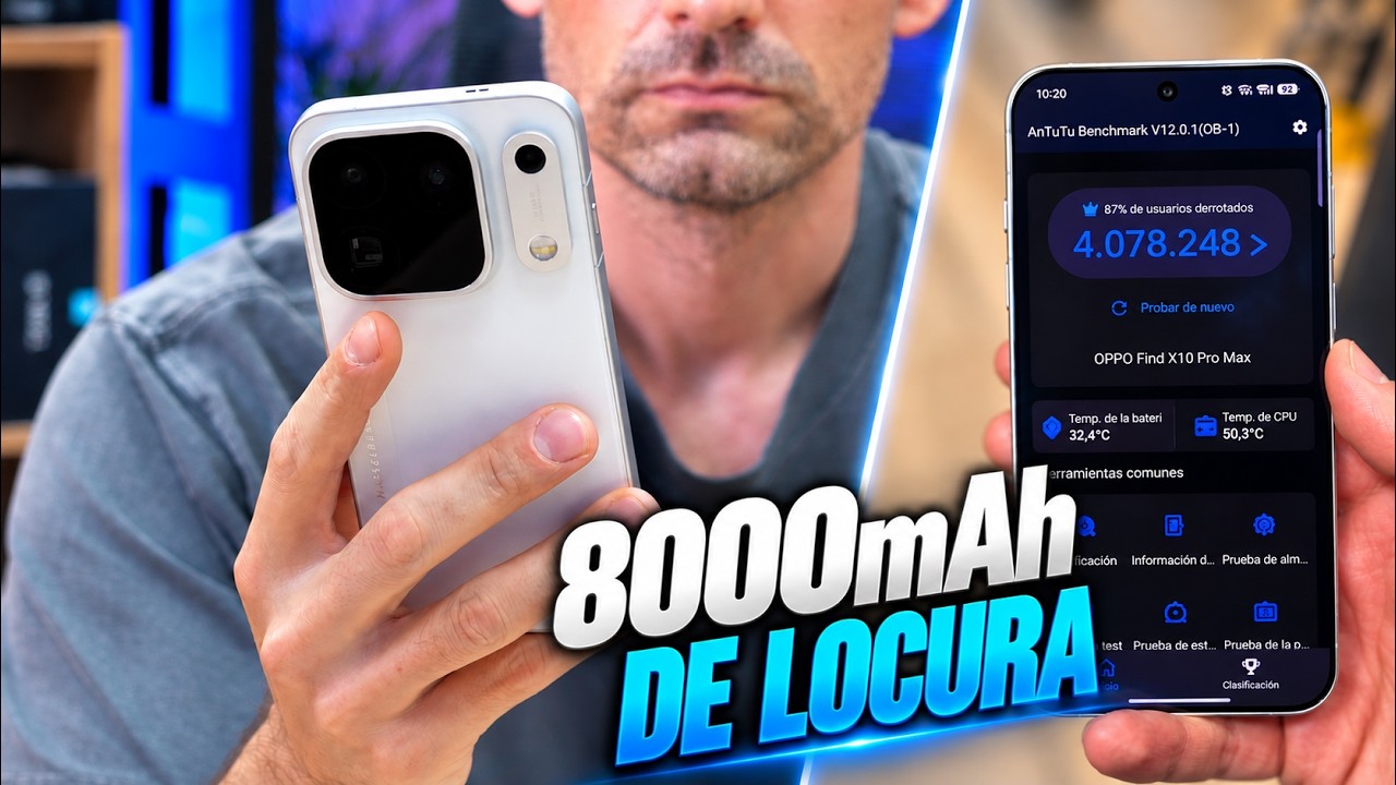 OPPO Find X10 Pro Max A FONDO | ¡Me vuelve LOCO! 8000mAh y 600 Mpx