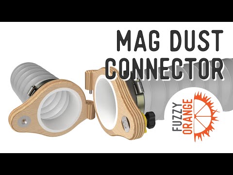 Dust collection system QUICK connect DIY | MagJig